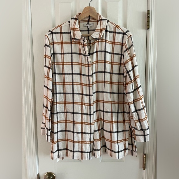 Madewell Boyfriend Flannel - Picture 1 of 6